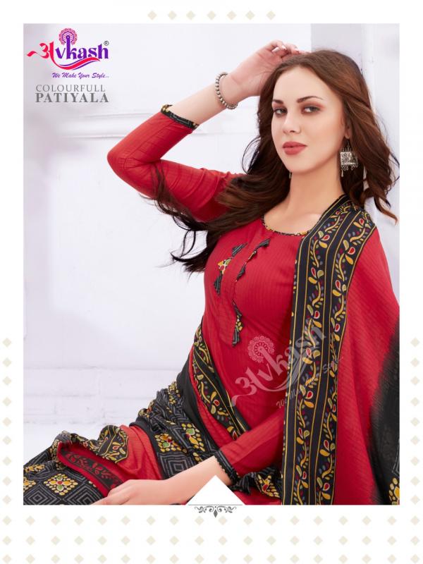 Avkash ColourFull Patiyala Vol 2 Cotton Designer Exclusive Ready made Suit